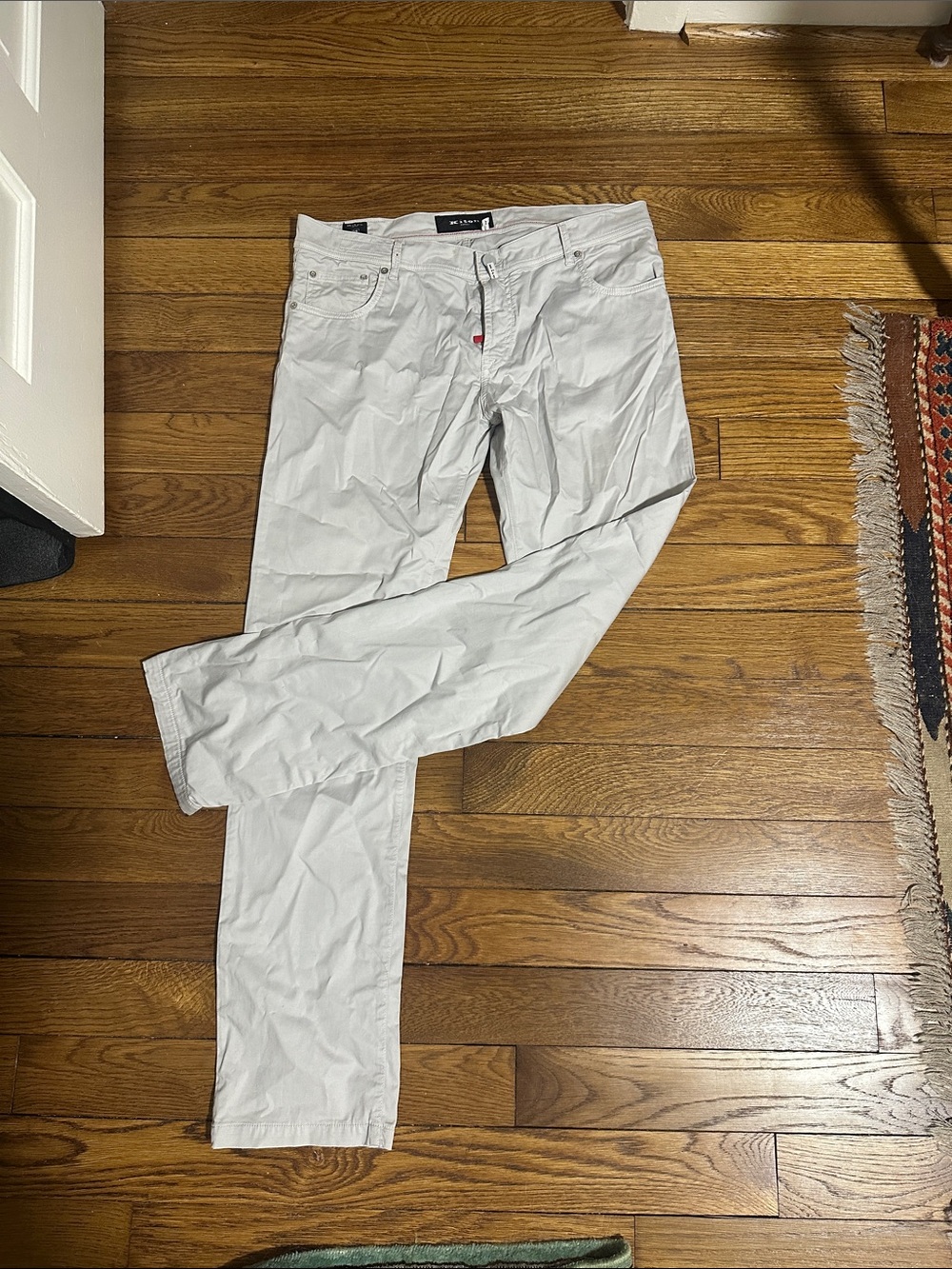 Kiton size 38 cotton chinos